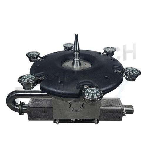 Плавающий фонтан Pondtech LP 40000 с RGB подсветкой