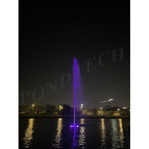 Плавающий фонтан Pondtech LP 55000 с RGB подсветкой