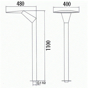 Излив для водопада WF 12-400 "Каскад" Pondtech