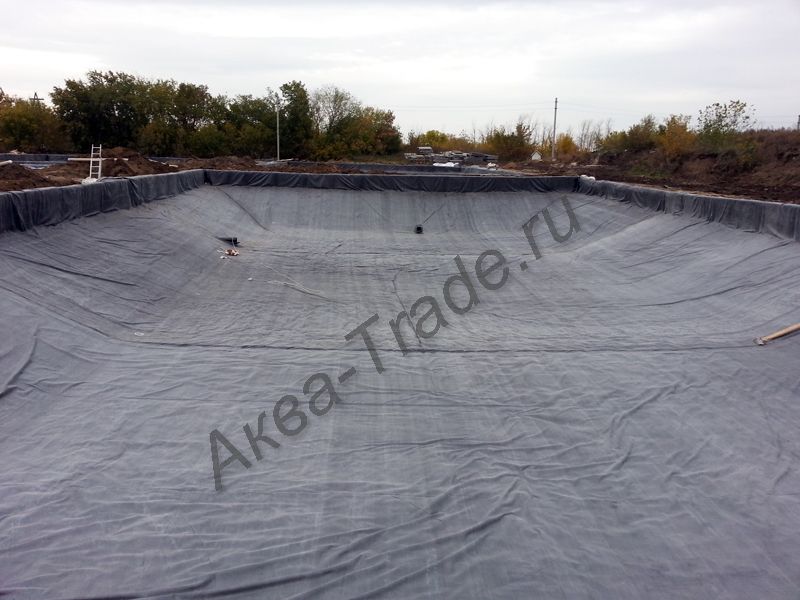 Пленка для пруда EPDM мембрана "BIOLINE"(Испания) толщ 0.8 мм, ширина 12 метров