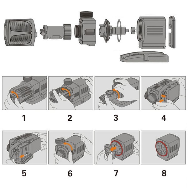 Насос для пруда JTP-6000R (регулируемый) SUNSUN