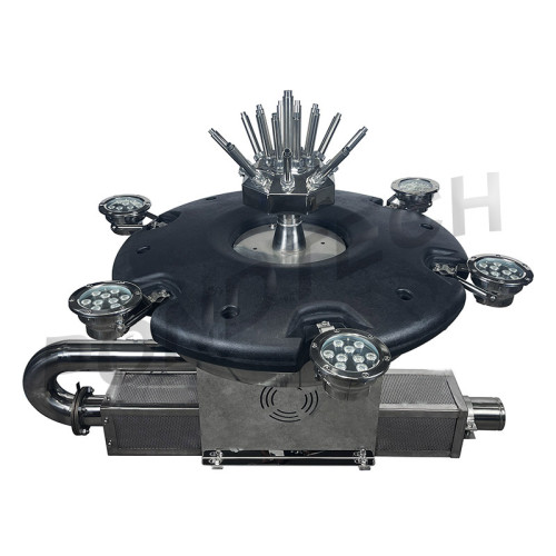 Плавающий фонтан Pondtech LP 55000 с RGB подсветкой