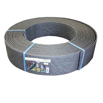 Лента ландшафтная Ecolat 19 см x 7 мм x 25 м серая