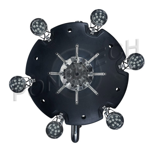 Плавающий фонтан Pondtech LP 55000 с RGB подсветкой