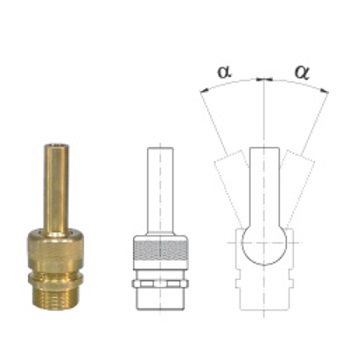Фонтанная насадка одноструйная ZС Pondtech